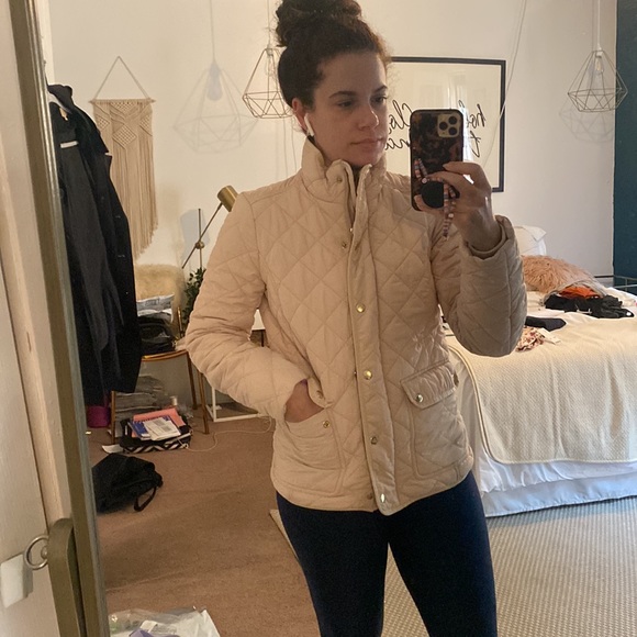 J.Crew Cream Quilted Jacket - Picture 5 of 5